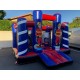 CHATEAU GONFLABLE POMPIERS N° L003-0021
