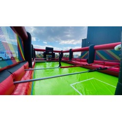 Structure gonflable BABY FOOT HUMAIN A BARRES 