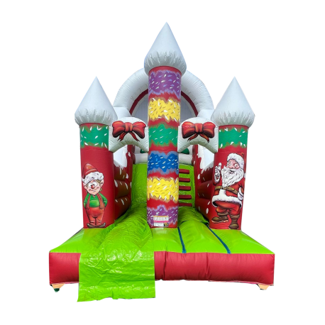 Toboggan gonflable PERE NOEL