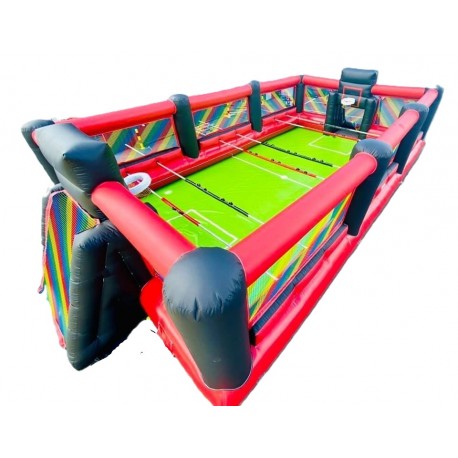 Structure gonflable BABY FOOT HUMAIN A BARRES 