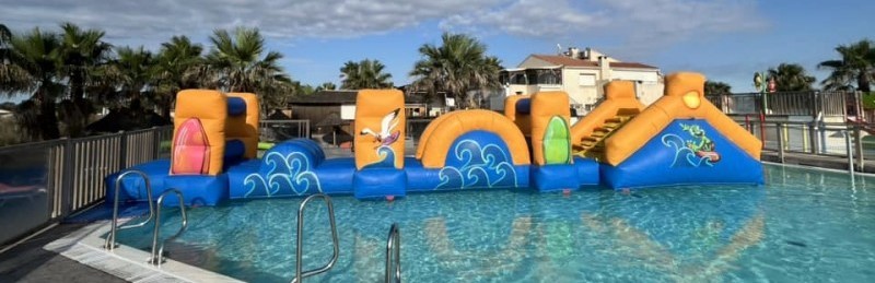 Parcours aquatique en location LLD
